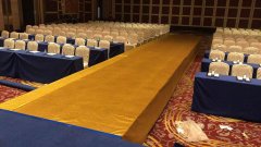 大型背景板舞臺搭建活動布置如何交場快