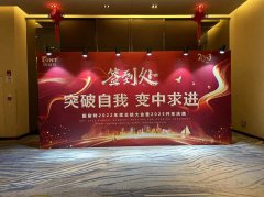 跟ChatGPT沒關(guān)系，卡藍(lán)背景板舞臺搭建布置